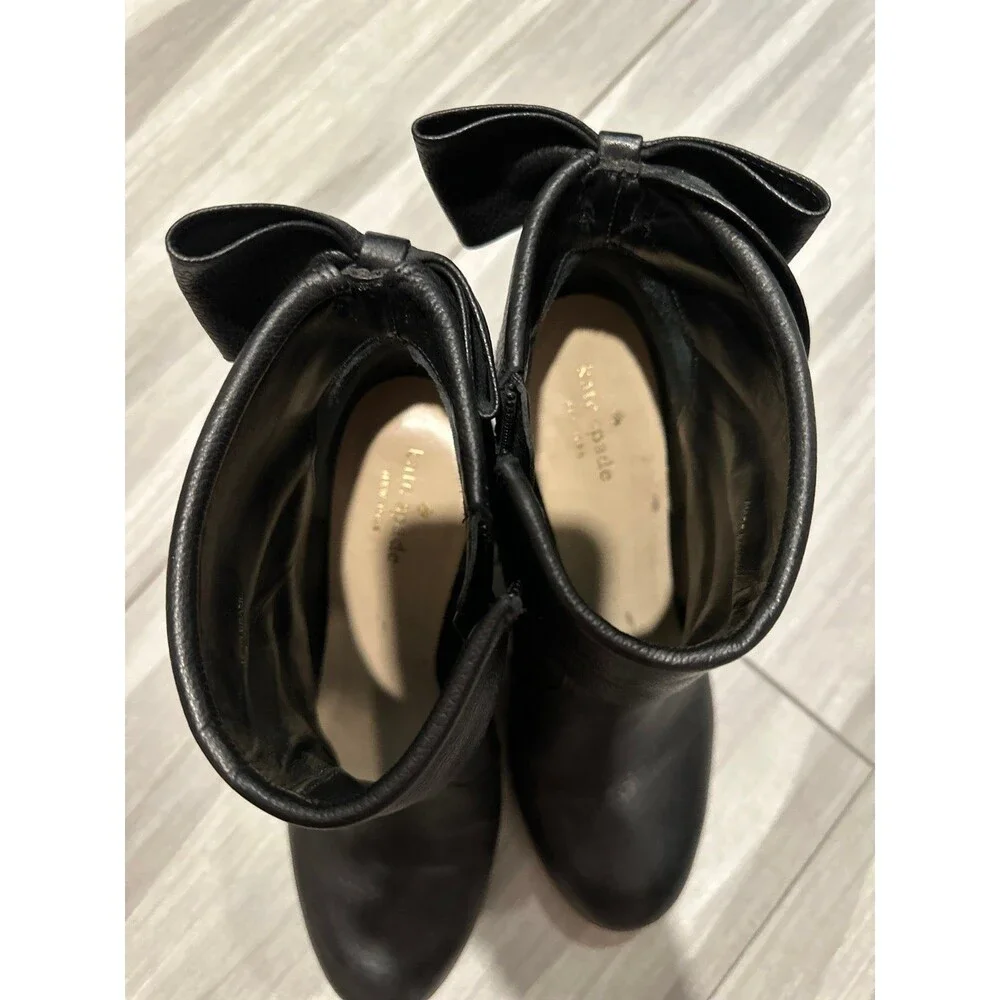 Kate Spade Booties black leather